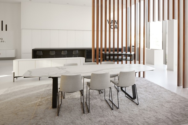 Joli verlengbare tafel Curve (faux elyps) indoor & outdoor - 7